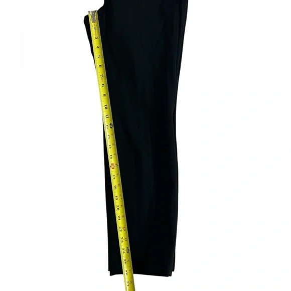 White House Black Market Black Skinny Pants with Gold Buttons - Picture 6 of 8